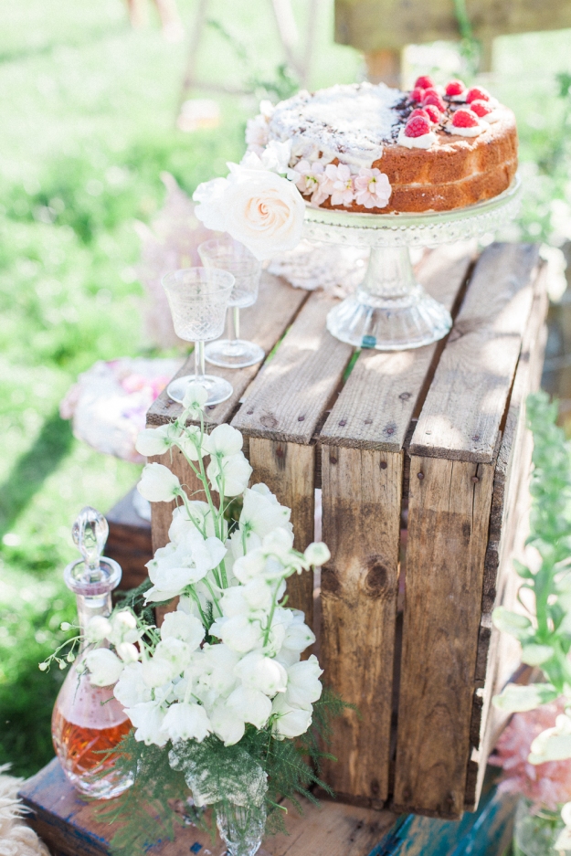 Wedding Cake - Styling - Wedding Yurts - Lizzie Jones - Spring Shoot - Wedding Flowers - Outdoor Wedding
